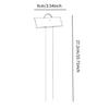 10x Metal Plant Tags Plant Category Tag Easy To Use Rustproof Garden Signs Planting Seedling Stake for Vegetables Herb Flower