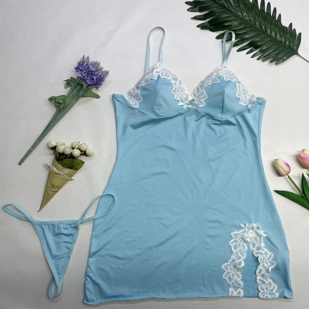 Luxurious Plus Size Lace Camisole Nightgown for Women