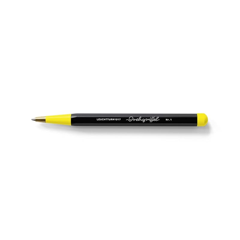 

Leuchtturm oil ballpoint pen 0.5 dregriful bauhaus black & lemon 366571 Officially imported product