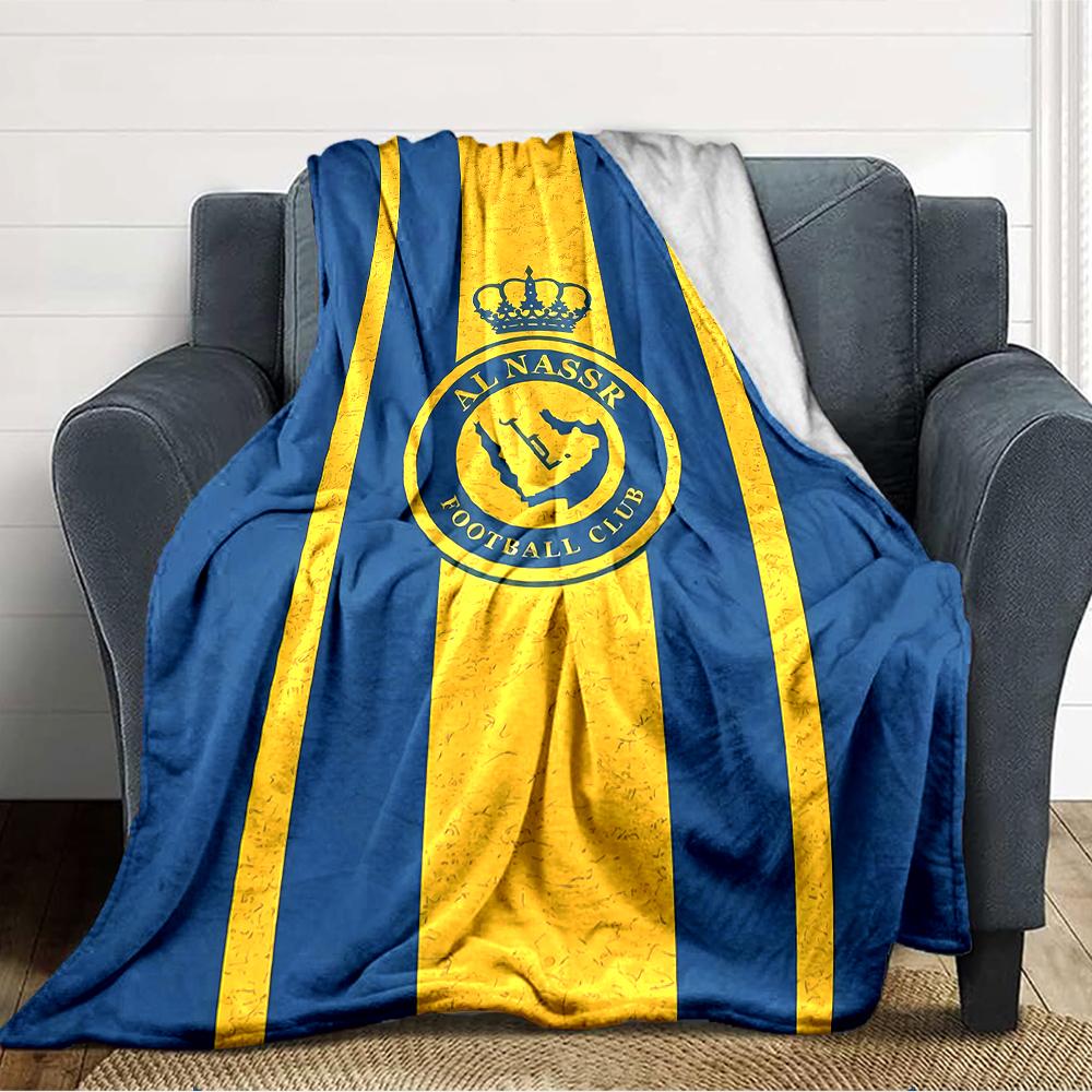 1pc Football Team (27) Blanket, Gift, for Men and Women, Soft Blanket, Good for Sofa Bed Couch Travel, Lightweight Flannel Blanket