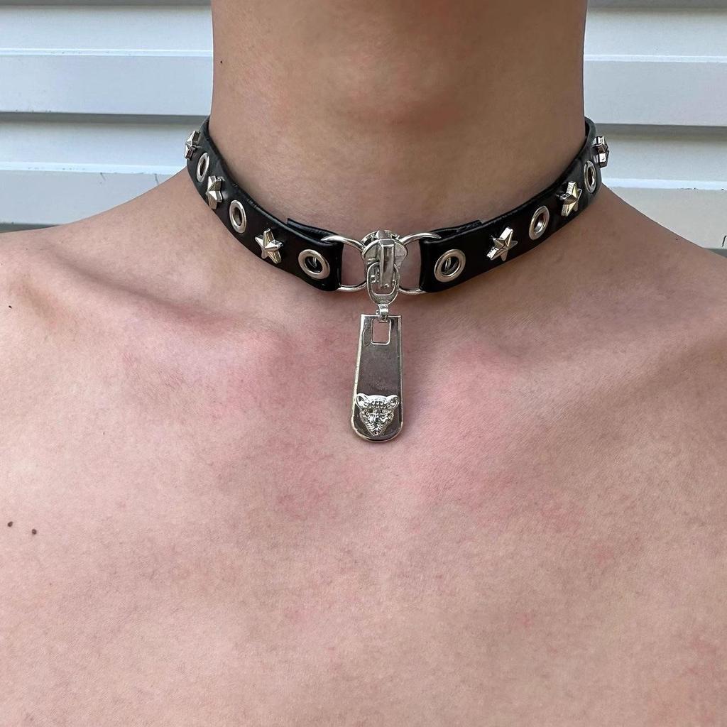 2025 Punk Necklace: Irregular Y2K Subculture Clavicle Chain for Men & Women