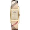 BU9407 25mm kožené dámské hodinky z nerezové oceli