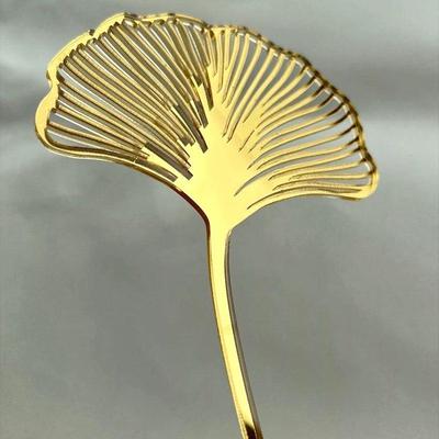 Birthday Wedding Dessert Decor Party Supplies Leaf Cake DIY Acrylic Ginkgo Topper Gold Baking Tools Leaves Cupcake