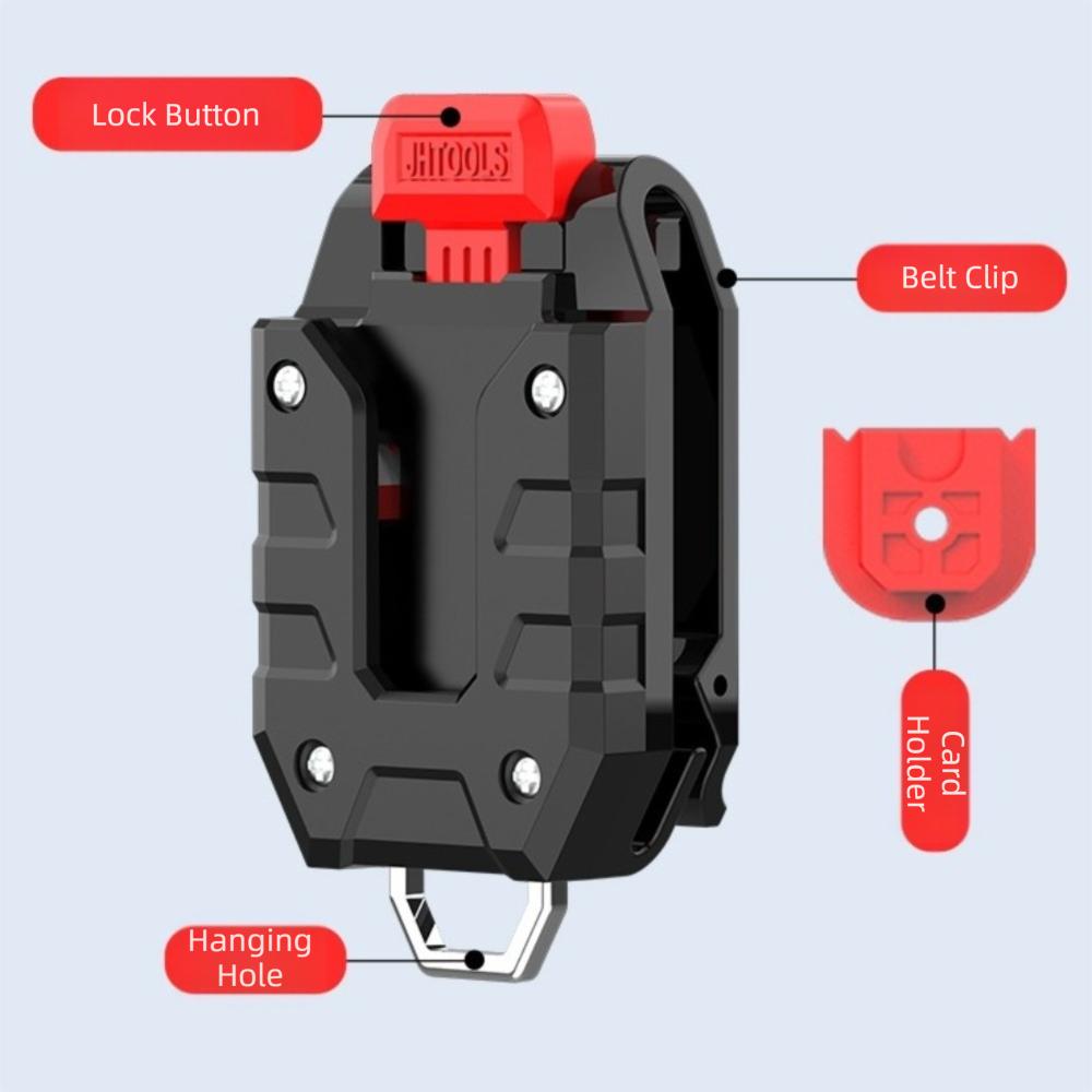 High Quality Portable Tape Measure Quick-hanging Belt Clip Convenient Lightweight Tool Holder Clip Easy Install Fixed Belt Clip