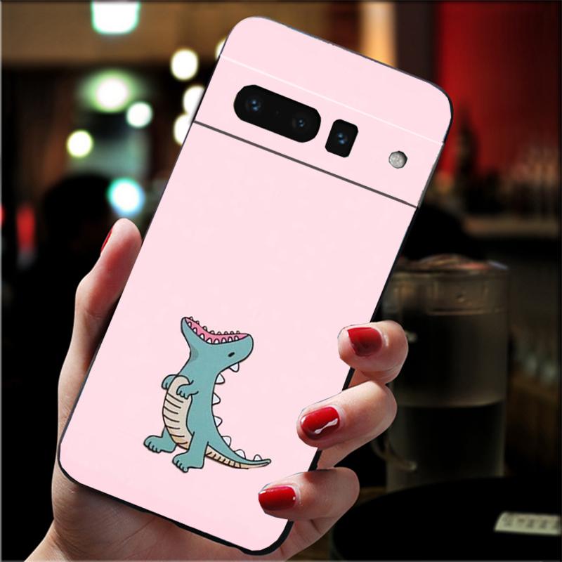 Cute Baby Dinosaur Phone Case For Google Pixel 9 Pro XL 8 7 Pro 8A 7A 7 6A 6 Pro Pixel 4 3 XL 5 6 4A