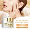BIOAOUA Crème Essence Hydratante Profonde au Riz Crème Visage Hydratante Éclaircissante Crème Raffermissante Régénérante Soin de la Peau pour Femmes