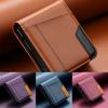 Business Leather Wallet Card Holder Magnetic Bag Phone Case For Samsung Galaxy Z Flip 7 FE 5G Flip 6 ZFlip 5 4 3 Flip7 Flip6