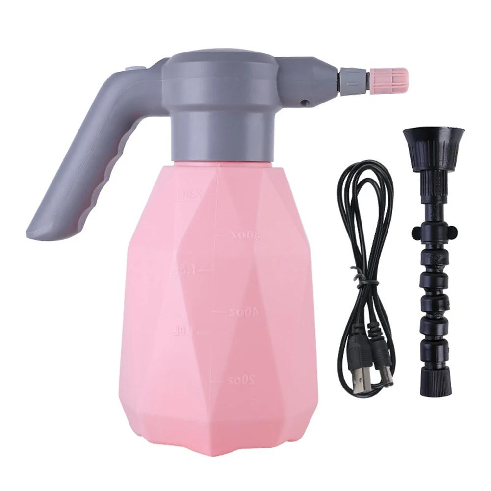 1/2L Electric Sprayer High-pressure Air Pump Automatic Sprayer Tool Plant Watering Can Bottle 360 Adjustable Sprayer Bottle