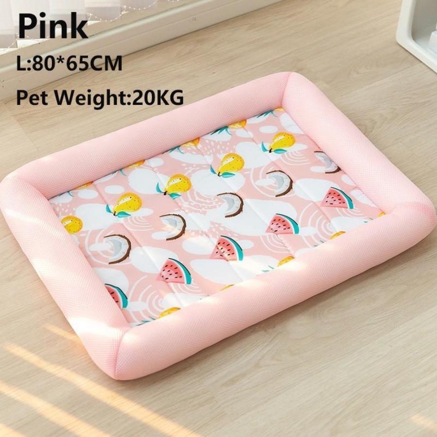 Summer Cool Pet Mat Čtvercová podložka Chovatelská stanice pro psy Kočky Vysoce kvalitní Cool Silk Postel pro domácí mazlíčky Pohovka pro domácí mazlíčky Potřeby pro domácí mazlíčky