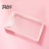 Waterproof Document Organizer A6 Bag, Smooth Zipper Durable Pencil Case, Reinforced Edge Filing Envelope Transparent PP for Stationery Receipts