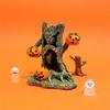 Halloween Themed Resin Aquarium Statues for Indoor Outdoor Fish Tank Decorations and Spooky Garden Ornaments