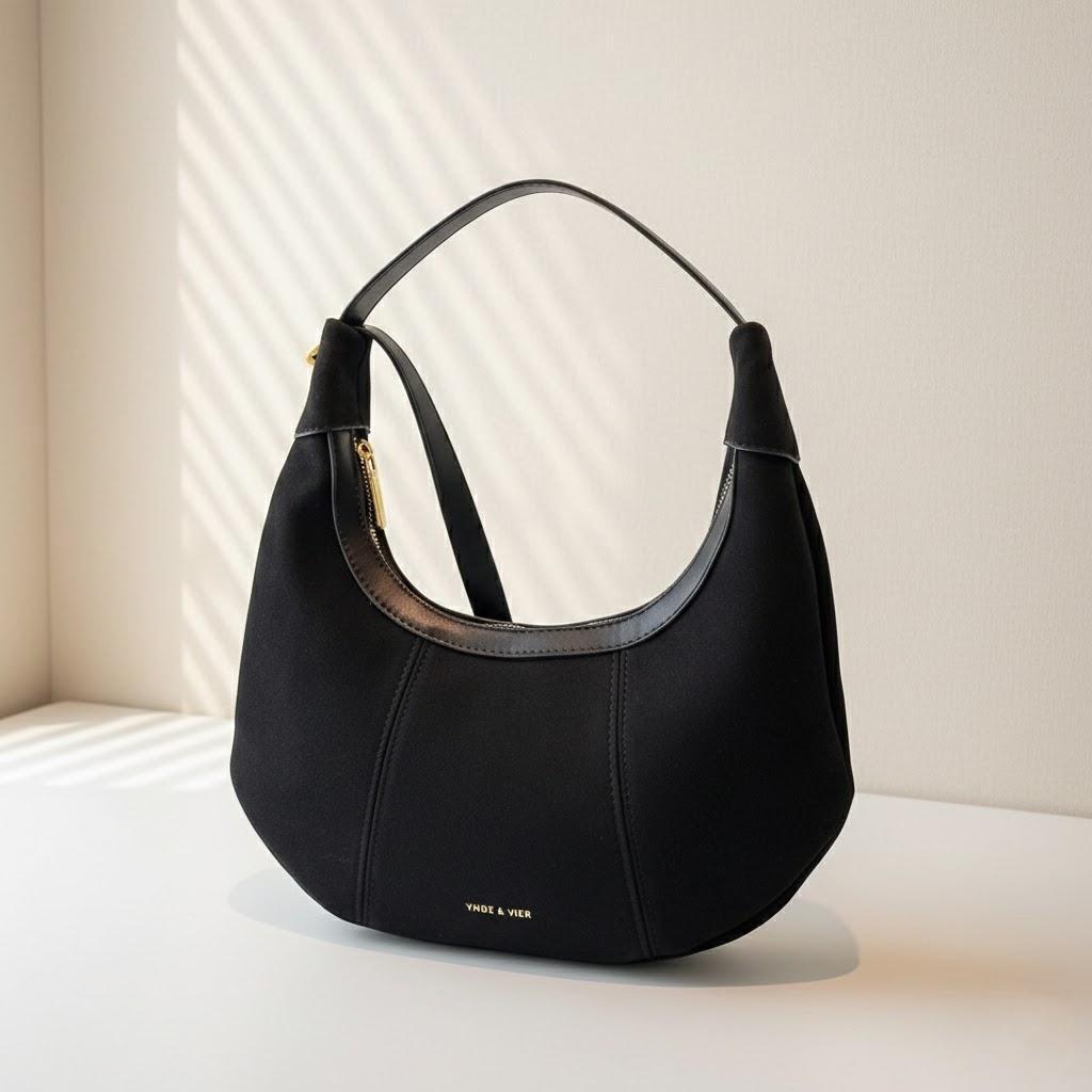 

Retro Fashion Crossbody Shoulder Bag Womens Textured PU Leather Small Handbag Adjustable Strap чорний