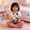 Giocattolo Mucca di Peluche con Imbottitura in Cotone PP per Bambini e Adulti Regalo da Collezione