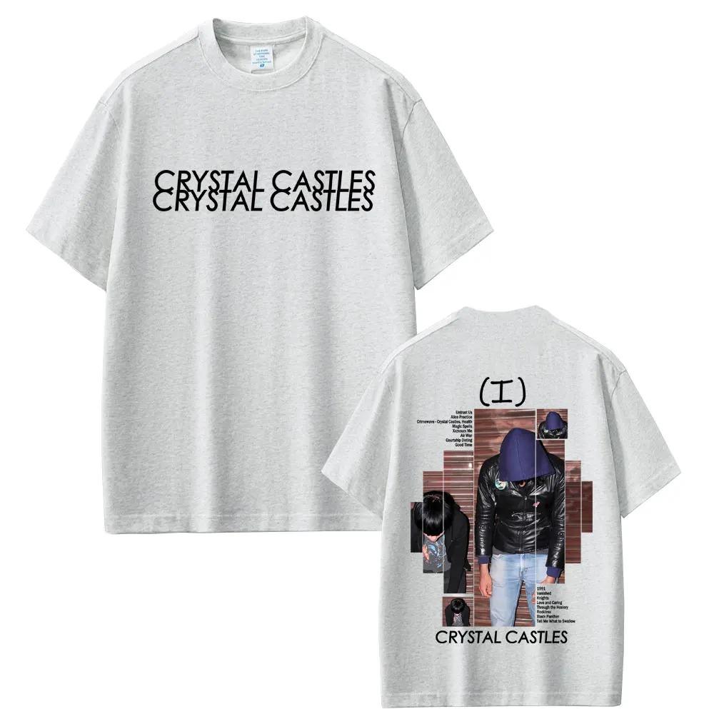 Crystal Castles Album Graphic Tshirt Unisex Vintage Rock Style Shortsleeve Tee Made for Stylish Casual Wear S