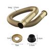 Flexible Brass Drain Hose for Kitchen and Bathroom Sink Installation
