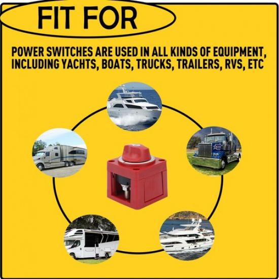 12-48V 300A M-Series Battery Disconnect Switch On Off Power for marine boat RV A