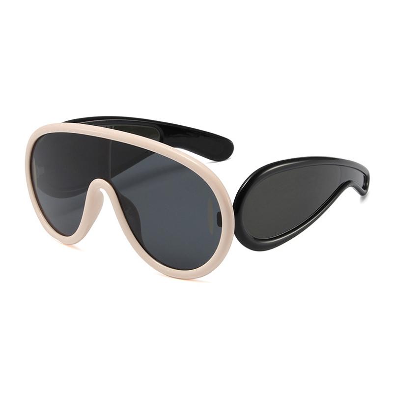 

Y2K Sports Punk Sunglasses Women Men One-Piece Sun Glasses for Ladies Luxury Brand Oversized Steampunk Eyewear Goggle UV400