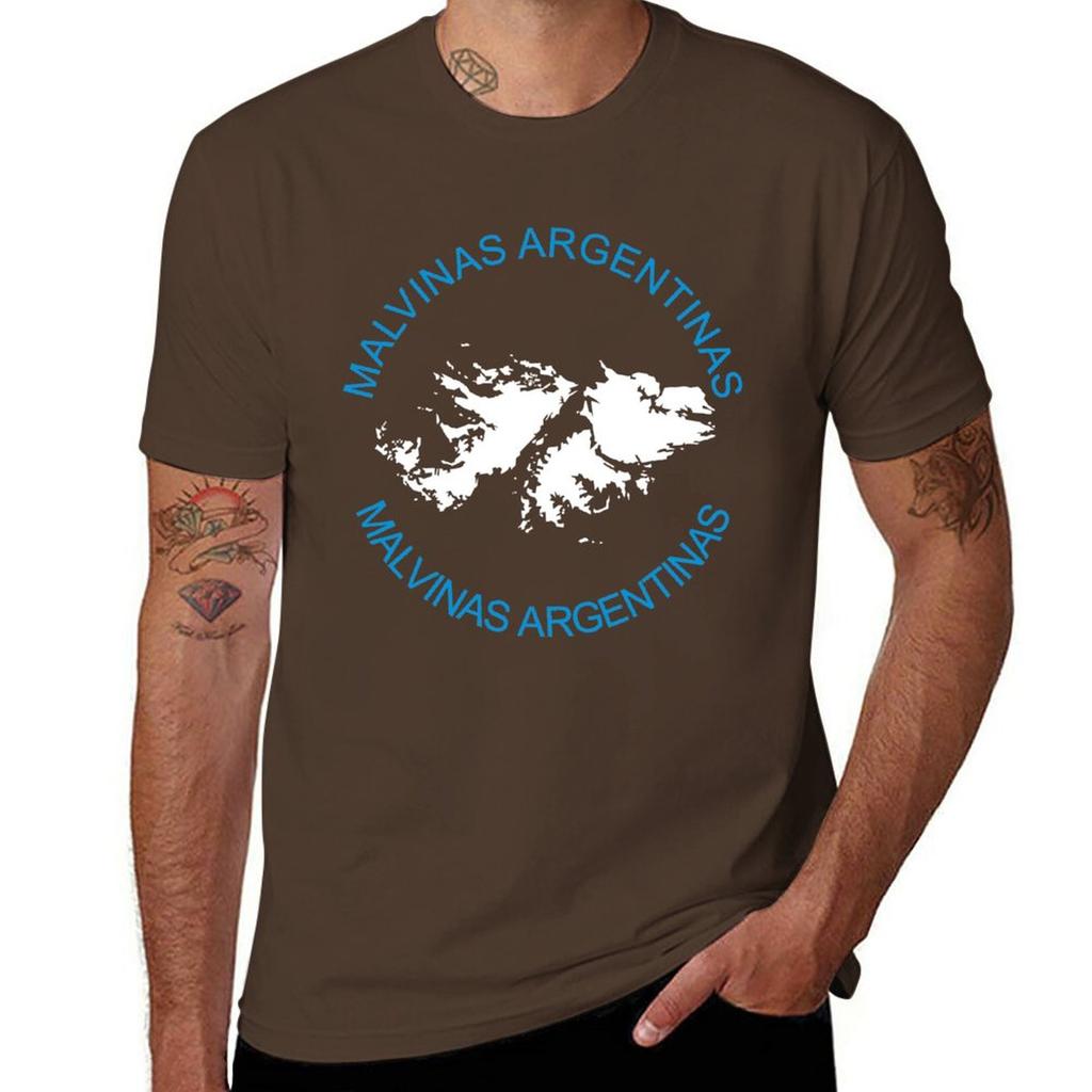 Nuova Maglietta Malvinas Argentinas Taglie Forti Top Magliette T-shirt Unisex Magliette Nere Per Unisex