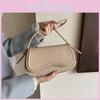 Stylish Korean One-shoulder Bag 2023 Winter New Lady Bag Urban Simple Pu Small Square Bag