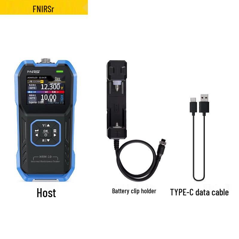 FNIRSI HRM-10 Lithium Battery Internal Resistance & Voltage Meter for 18650 Rechargeable Batteries