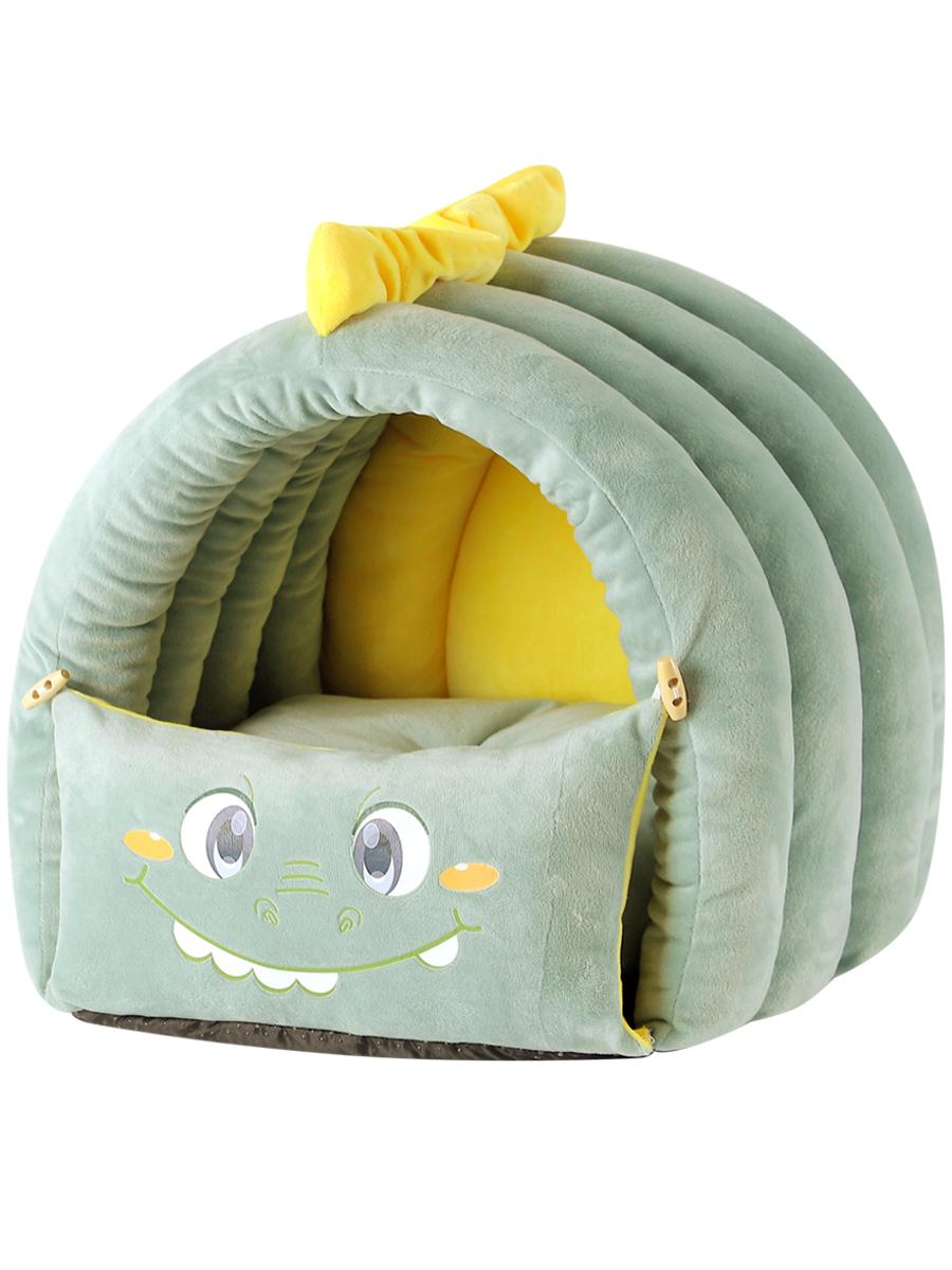 

Кошачья кровать, домик, конура, гнездо, круглые домашние животные, пещера для сна, лежанки для котят, корзина для домашних животных, уютный шезлонг, подушка, палатка для кошек, домики для собак S 30X40X35CM