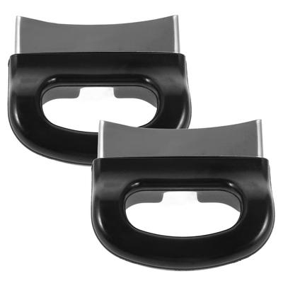 2Pcs Handheld Accessories Replacement Pot Handle 1-Hole Heat-Resistant Non-Slip Grip for Pressure Cooker Stockpot Milk Pot