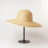 Europe, America Spring and Summer New Casual Simple Hemming Basin Type Big Eaves Straw Straw Hat Travel Sunscreen Beach Big Edge Straw Hat
