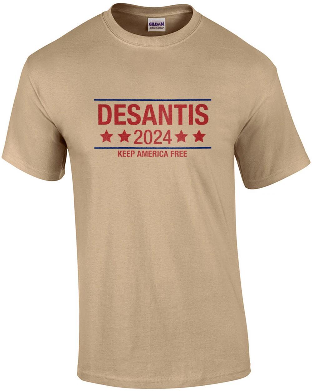 Desantis 2024 Keep America Free Shirt 4XL