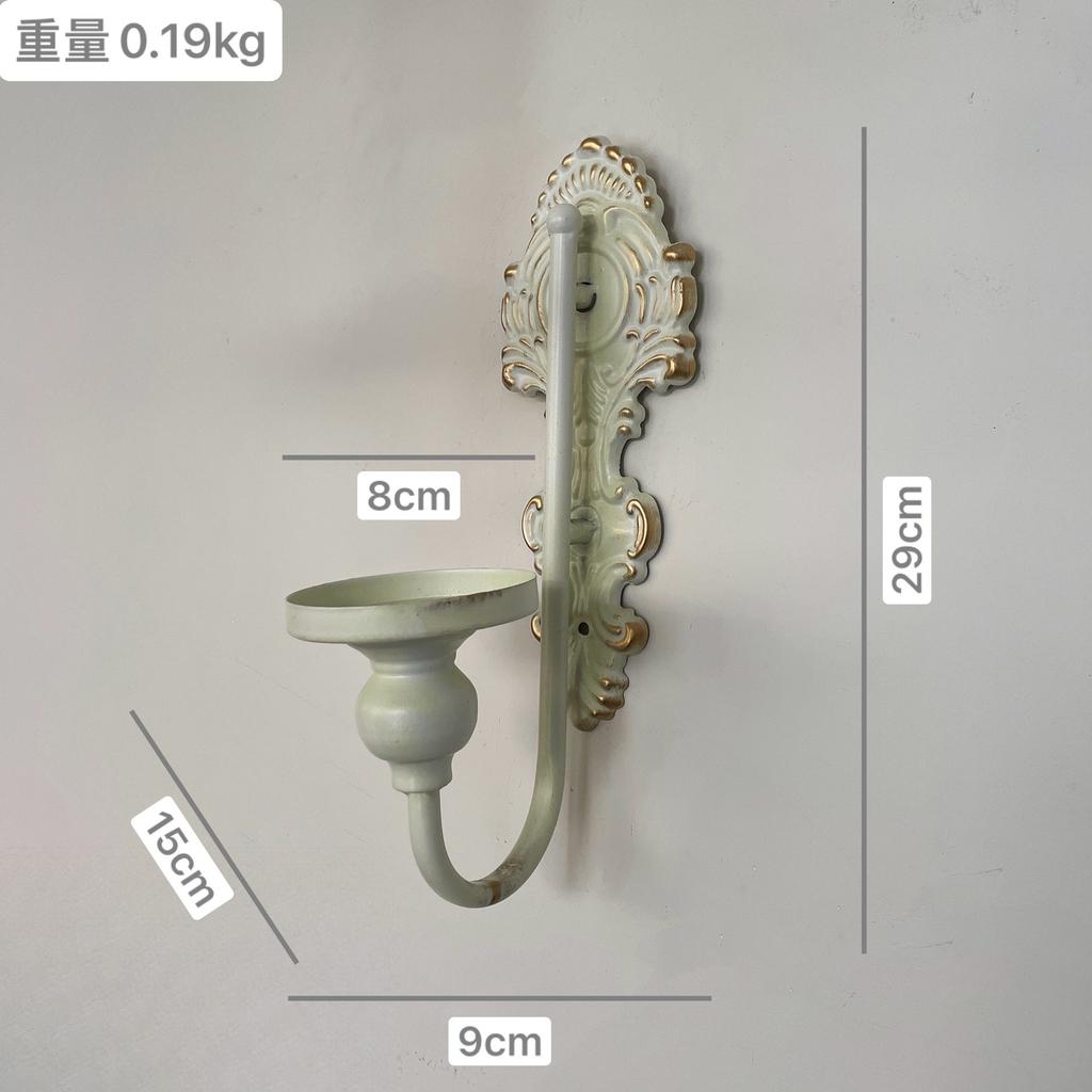 2 ks Severský litinový svícen na stěnu Rustikální svícen Minimalistická domácí dekorace Vintage závěsný stojánek na čajovou svíčku
