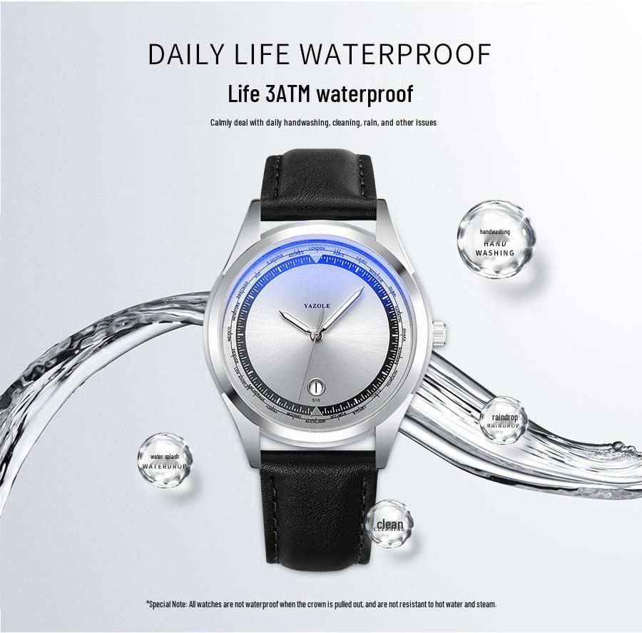 Yazole 516 Men's Luminous Waterproof Quartz Watch