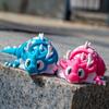 Figurine Frost Dragon Mobile Toy Cartoon 3D Printing Frost Dragon  Toy