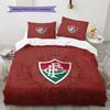 Fluminense FC  Pattern Bedding Quilt Set  Home Decoration  Gift (1 * duvet cover + 2 * pillowcase  without core)