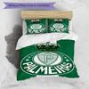 3pcs Football Team (30) Design Cover Set - HD Printed Bedding with 1 Cover and 2 Pillowcases - Perfect for Home and Dorm Decor