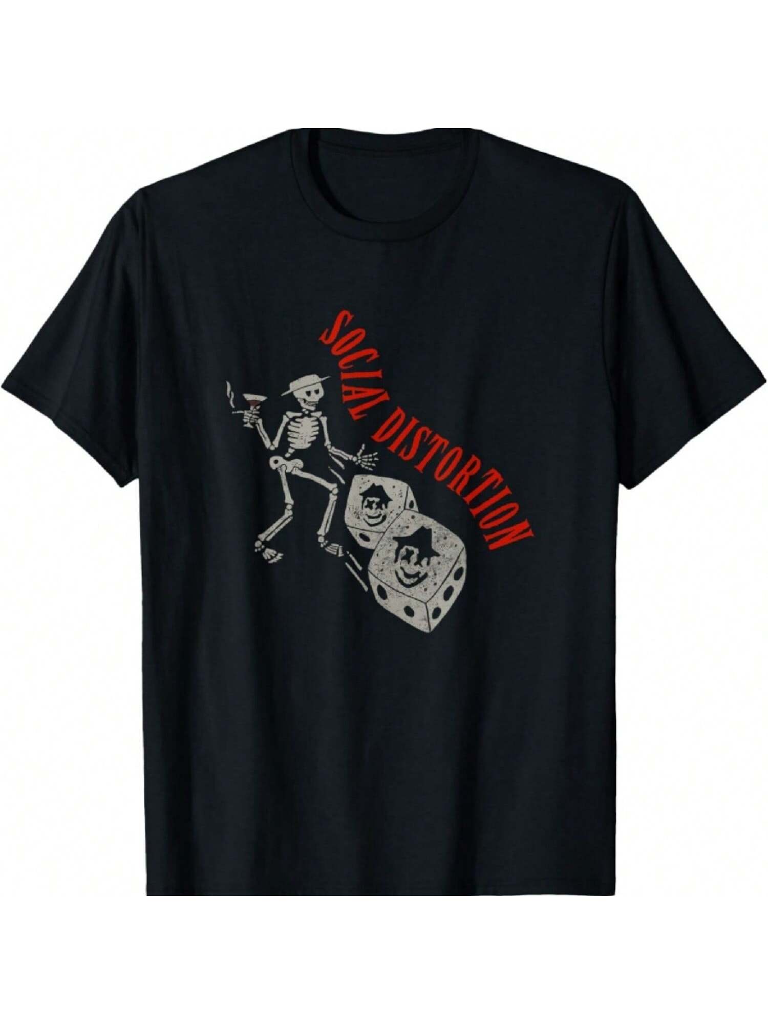 Официальная футболка Social Distortion Skelly Dice S