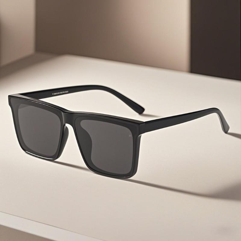 Unisex Polarized Sunglasses for Men & Women UV400 Protection Driving Fishing Sun Glasses Square Frame Stylish Sun Shades