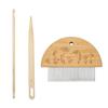 Hair Braiding Tool Håndveving Kam Verktøy Tapetry Weaving Accessory