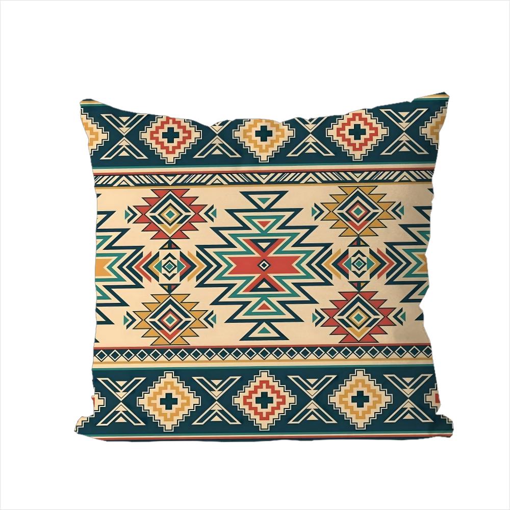 Bohemia Painting Pillow Case For Car Sofa Decorative Home Doublesided Print Plush Square Throw Pillow Cushion Cover