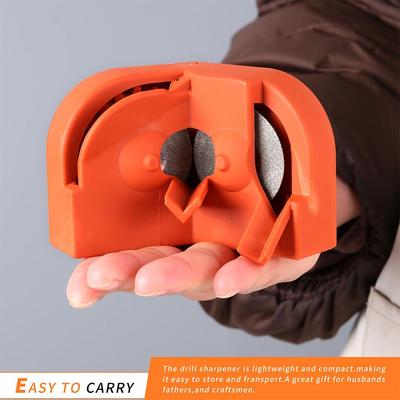 Multipurpose Electric Drill Bit Grinding Sharpener, Impact Drill Knife Sharpener with Double-sided Polishing, Solves Dull Drill