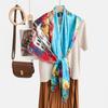 New fashion 111 mulberry silk silk scarf, women's Spring Festival gift for elders to keep warm 111 silk collection