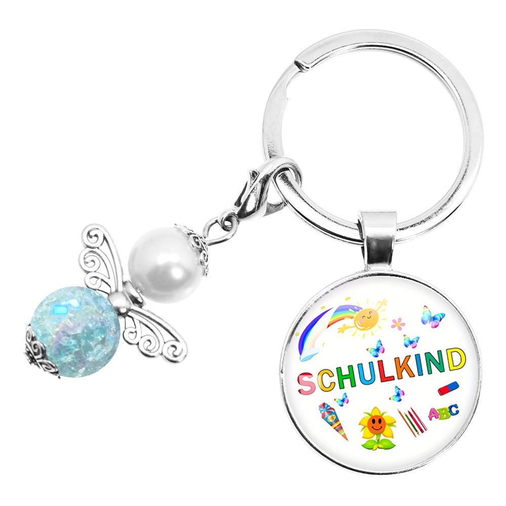 German Bee Angel Educator Back-to-School Schulkind Keychain Pendant Gift