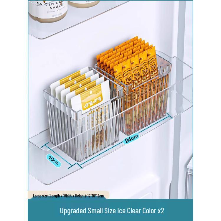 Side Door Refrigerator Egg Storage Organizer