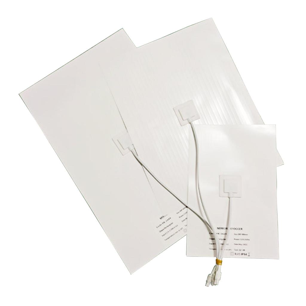 Pellicola Specchio Pellicola Antiappannante Pellicola Anti Nebbia Protezione Adesivo Riscaldamento 110V Pellicola Antiappannante Protettore Rotondo Quadrato Pellicola per Finestra