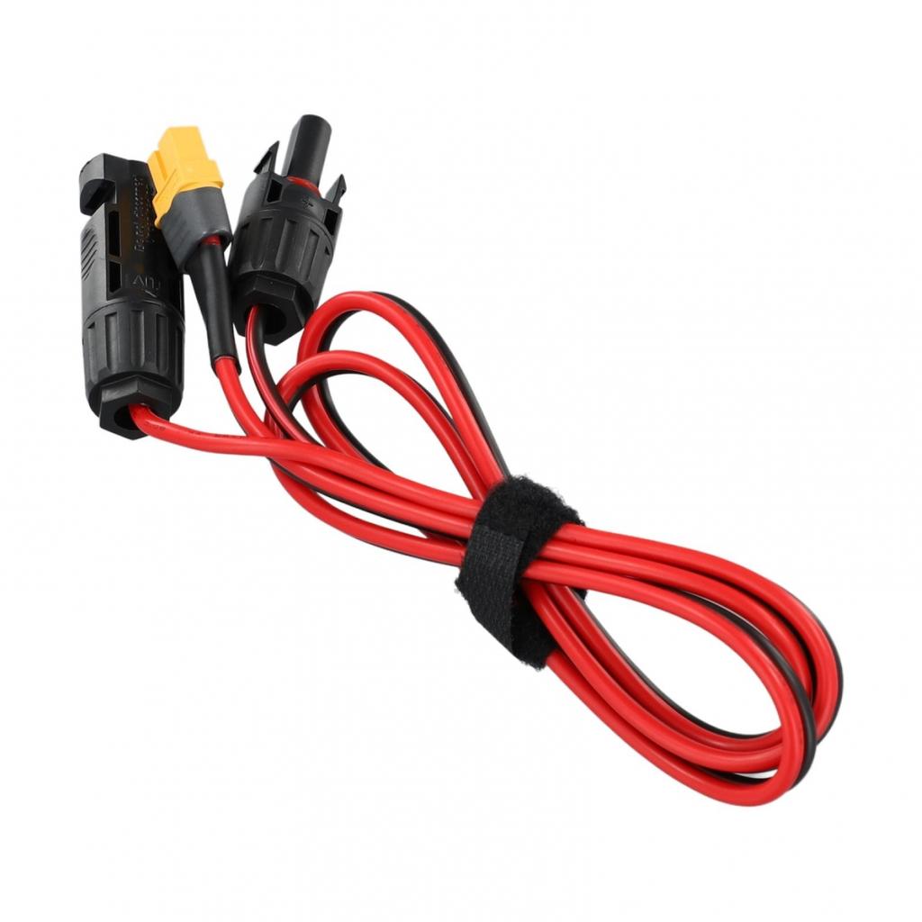 Solar Panels Cable To Connector for Portable Power and Charging Use