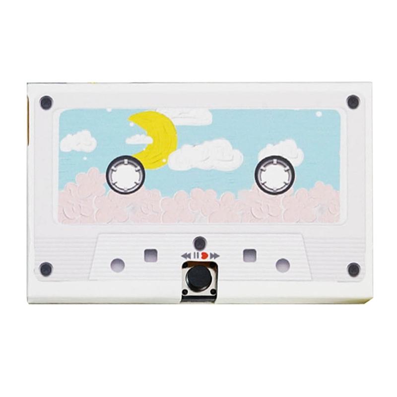 Greeting Card Voice Recorder Cassette Tape Shaped Recording Device Recordable