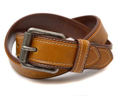 Synthetic One Brown [Dickies] Belt, 40mm, Cuttable, Leather, Men's, Size,