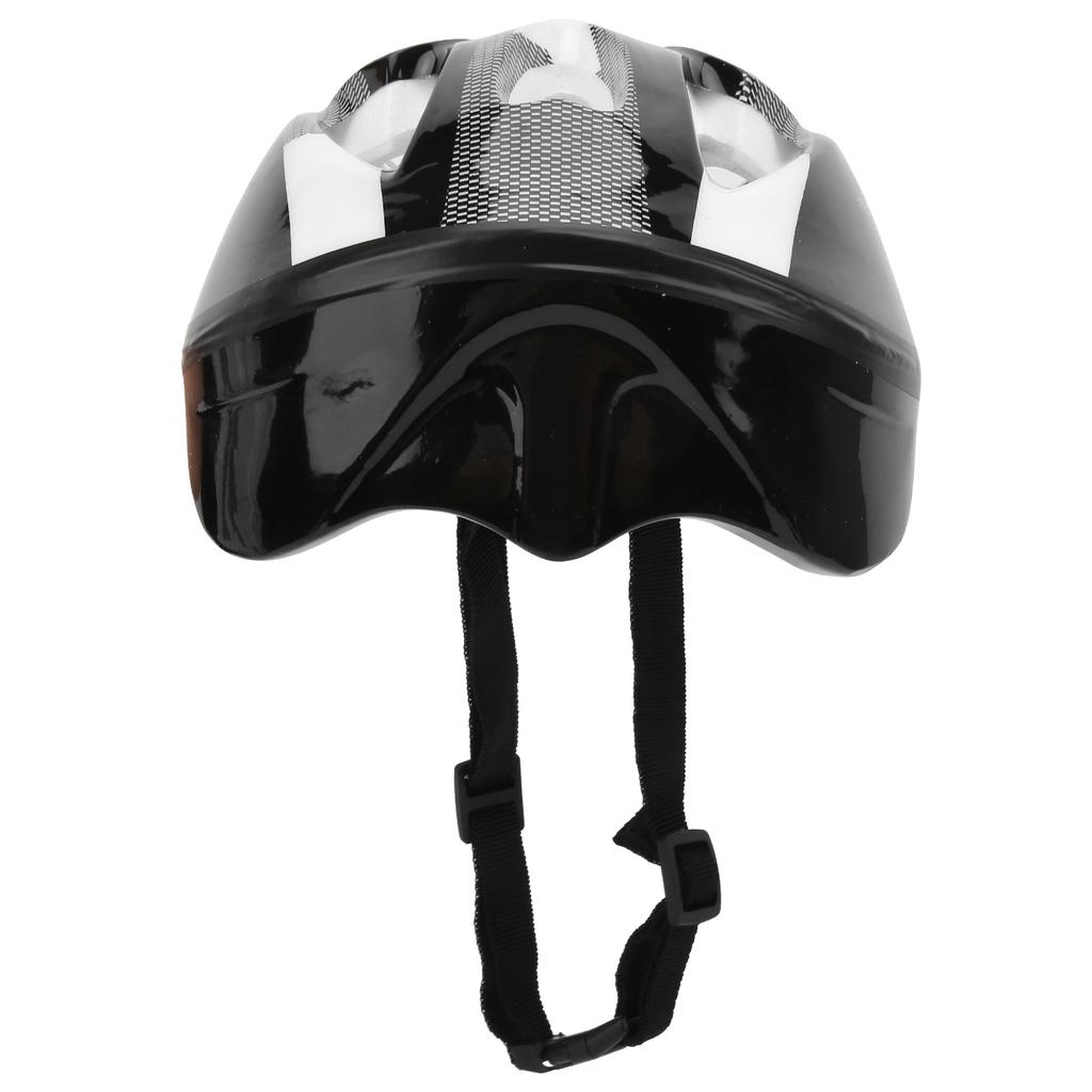 Professional Adjustable Children Skateboarding Helmet Kid Skating Multi Sport Helmet(Black )