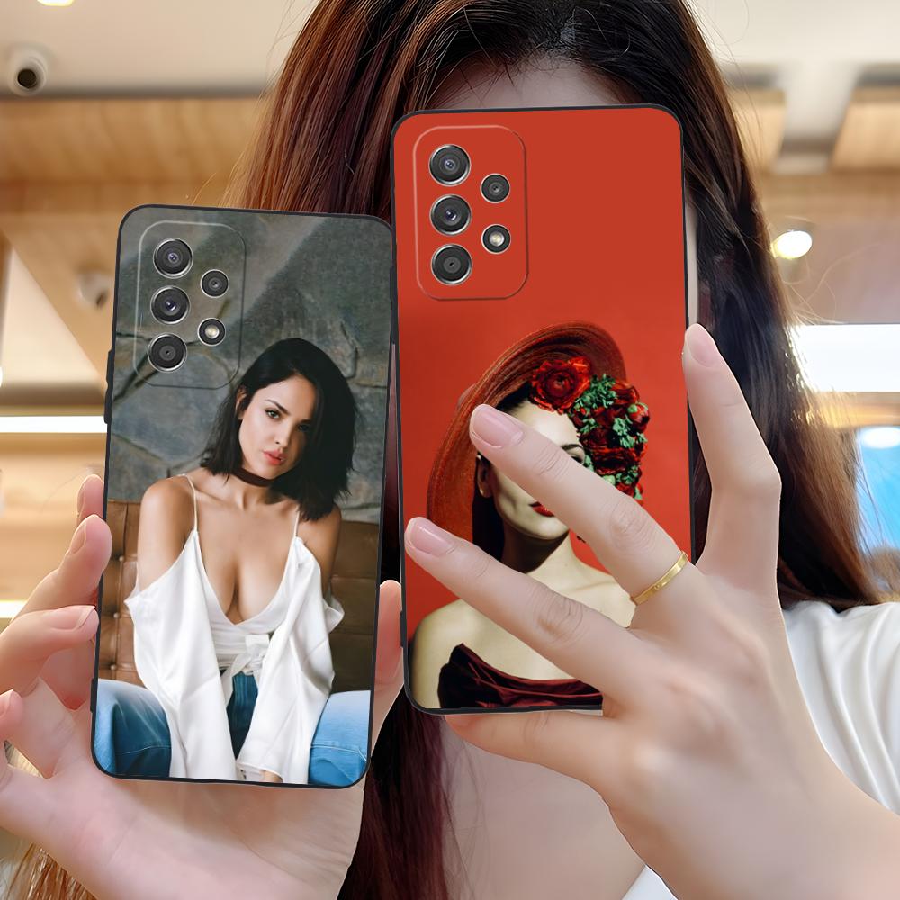 Fashion Eiza Gonzalez Matte Mobile Phone Case for Samsung Galaxy M55 54 42 35 34 33 32 23 22 15 14 13 12 F55 5G Colorful Cover