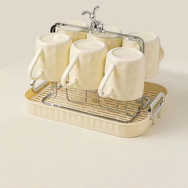 Naijiang Cream Style Ceramic Cup & Tea Set