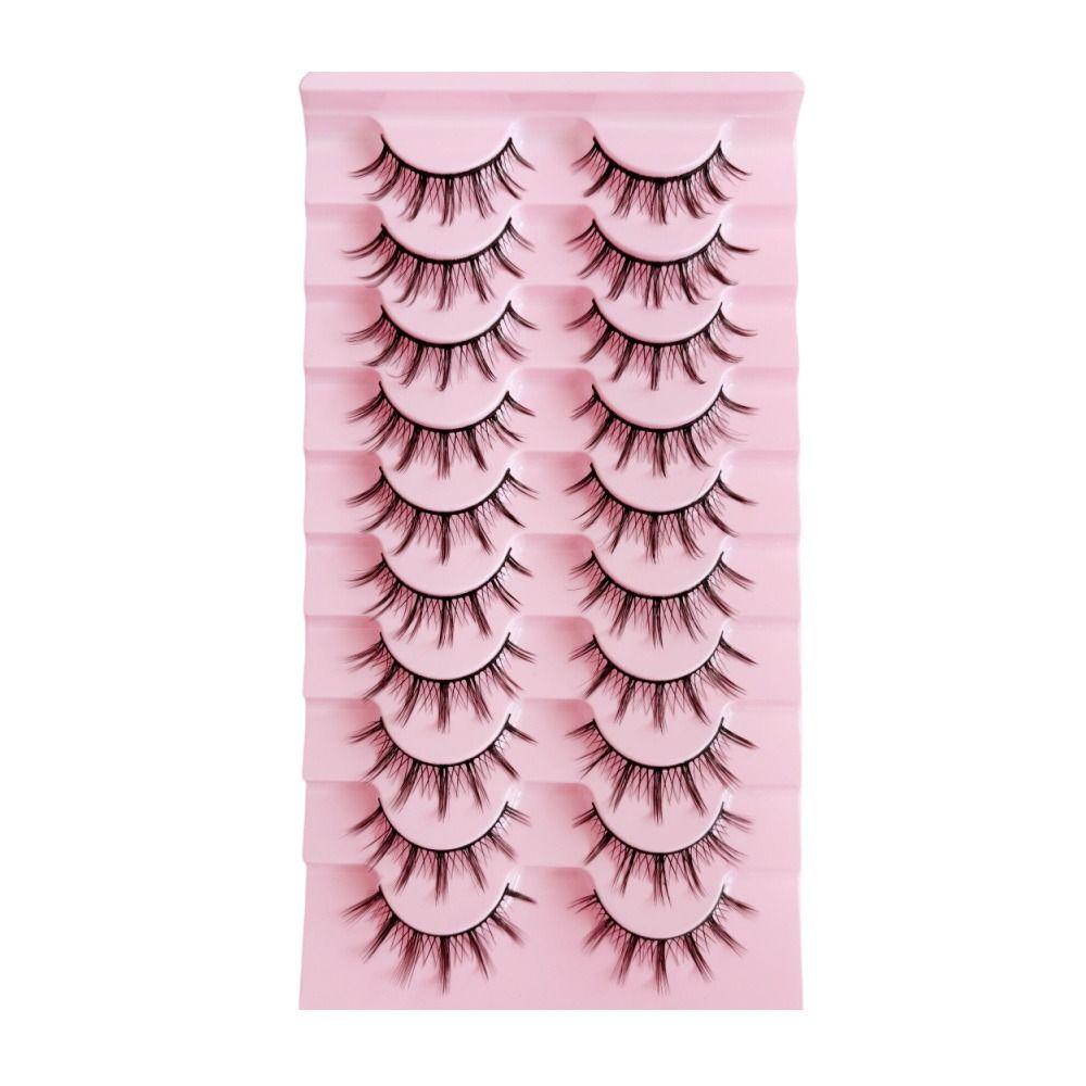 5/10 Pairs Soft False Eyelash Extension Dramatic Mink Eyelashes Beauty Faux Cils  Eyelash Extension