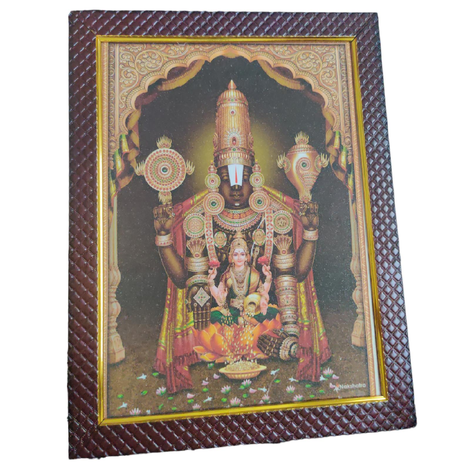 

@ Indian Traditional Tirupati Balaji Hrudhya Lakshmi Devi God Photo Frame Zr-1566-60%Off